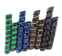 Outback Wrap-Hose Markers Hydraulic Hose Management Protector and Tagging Wraps for Farming and Agriculture Equipment, Tractors, Harvesters, Planters and Sprayers 4-Pair (Remotes 1-4) 18mm