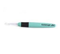 Outbit LED Crochet Hook - Light Up Crochet Hook with Soft Handle for Arthritic Hands, Perfect for Yarn Weaving, Sewing Stitch & DIY Craft, Includes 6.0mm Knitting Needles
