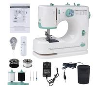 Outbit Mini Sewing Machine with Foot Pedal for Adults, 12 Stitches Portable Electric Sewing Machine for Beginners for Sewing Enthusiasts