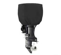 Outboard Boat Motor Cover, 420D Oxford Fabric Waterproof Heavy Duty Boat Engine Hood Covers With Drawstring For Outboard Motors(S:0-10HP)