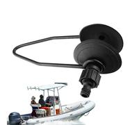 Outboard Boat Motors, Motor Flusher Cleaner, Marine Maintenance Tool, Black, Flow Design with Hose Connector, Salt Removal Solution, Ideal for Board Shore Coast Outboard Care