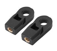 Outboard Control Box Cable End Connector, Pack of 2 ABS Copper Motor Control Box Cable End Connector 67275-95600 Replacement Part Fit for SUZUKI 3300C, Black