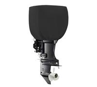 Outboard Engine Cover, Waterproof Half-wrapped Boat Motor Cover Drawstring Design for 0-250 HP Engine