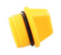 Outboard Engine Oil Cover Compatible with 6G8-15363-00, Yellow ABS Plastic Replacement Cap for Marine Outboard Motor Lubrication System (Pac