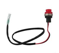Outboard Engine Start Stop Keyless Push Button Switch with 45cm Wire for Marine Boat and Yacht Use