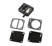 Outboard Fuel Pump 6G1-24410 Repair Kit for Marine Engine - Carbureted Replacement with Metal Valves - Boat Diesel Petrol Supply System Black