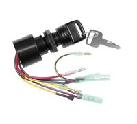 Outboard Ignition Switch Assembly, Replaces 87-17009A5, with 2 Keys & Wire Harness, Compatible with most Mercury Outboard Control Box Marine Engines, Boat Motor Control Box Spare Parts