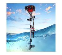 Outboard Motor, 2.3 Horsepower 2-Stroke Heavy Duty Gas-Powered Outboard Motor， 52cc Boat Engine， W/CDI System