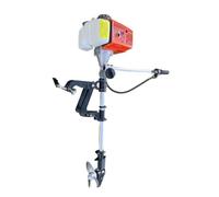 Outboard Motor, 2 Stroke 3.5HP Outboard Gas Engine, 63cc Air Cooling Motor for Boats