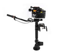 Outboard Motor 4HP 4-Stroke Inflator Engine Trolling boat 55CC CDI Water Cooling Fishing Boat Petrol Engine for Kayaks, Canoes and Inflatables