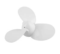 OUTBOARD MOTOR 7 1/4 5-A 3 BLADES ALUMINUM PROPELLER BOAT LIGHTWEIGHT PORTABLE STABLE MOTOR PROPELLER WHITE