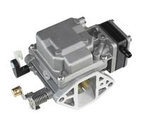 Outboard Motor Carburetor, Silver, for Yamaha, for 2 Stroke, 9.9HP, 15HP, Assy, 6B4-14301-00, 1 PCS