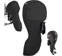 Outboard Motor Cover, 420D Oxford Fabric, Waterproof, UV-Proof with Adjustable Strap, Fits 100-150HP Engines
