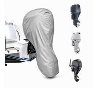 Outboard Motor Cover for Johnson J225PX 225HP | Marine engine cover; waterproof heavy duty oxford fabric; with drawstring; outboard motor boat accessories