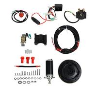 Outboard Motor Electric Start Kit High Performance 682 81800 12 Flywheel Rectifier Relay Switch Coil Conversion Kit for 2 Stroke 15 Engines Aluminum Alloy Steel ABS