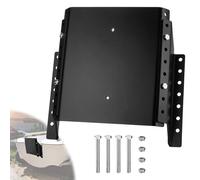 Outboard Motor Jack Plate, 4" Setback Transom Jack Plate, Adjustable Height for Small Engine Up to 35HP, Fits Jon/Aluminum/Inflatable Boats