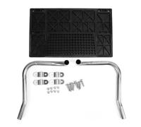 Outboard Motor Mount Bracket Rack, Stainless Steel and ABS, Durable Marine Accessory for Inflatable Air Boat and Kayak - Stable Support Arms, Easy Installation, for Kayaks and