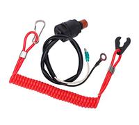 Outboard Motor Stop Device | Water - Tight Emergency Cutoff Switch with Lanyard | for RC Boats/Motorboats/Manned Boats | Fast Shutoff When Falling Overboard