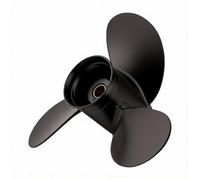 Outboard Propeller, 12 Tooth 8.9x8.5inch 3 Blade Aluminum Alloy Replacement for Outboard Motor 8horsepower 2 and 4 Stroke 2005 and Later 48-897618A10