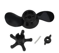 Outboard Propeller,5.7 Inch Electric Outboard Motor Prop,Thruster Kayak RC Boat Propellers Kits Thickened Plastic 2 Blade Replacement Rotating Paddle Leaf for 12V 24V Engines for 18lbs Outboard