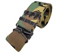 OUTBOUND Webbing Pistol Belt [Woodland Camo]