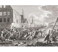 Outbreak of the revolt in Brabant Austrian Netherlands (modern day Belgium) against the Austrian authority of Emperor Joseph II in 1789. Poster Print by Ken Welsh (17 x 12)