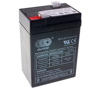 OUTDO 6V 5Ah Rechargeable Sealed Lead Acid Battery. Ideal for ride on toys, torches, alarm systems, UPS & many more