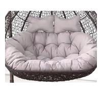 Outdoor 11 Seater Egg Chair Swing - Washable Hanging Nest Seat with Thick Soft Pads and Back Pillow for Comfort