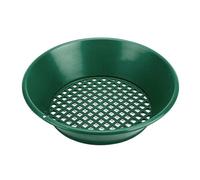 Outdoor 14 Inch Gold Pans with Riffles for Gold Prospecting Green Wash Panning Equipment Double Riffle Pans