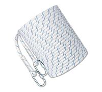 Outdoor 18mm Heavy-Duty Wear-Resistant Bundling Rope 30M Multi-Functional Pulling Rope 4500KG Load Capacity with Spring Hook for Wall Cleaning and Utility Use