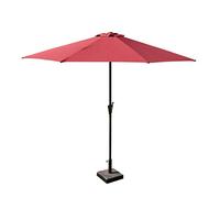 Outdoor 2.7M iron 8 Ribs operation Turn to yard parasol outdoor Garden Market S Umbrella whith alloy fra