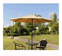 Outdoor 2.7M iron 8 Ribs operation Turn to yard parasol outdoor Garden Market S Umbrella whith alloy fra