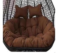 Outdoor 2-Seater Hanging Egg Chair Cushion - Replacement Cushion for Double Swing Basket Hammock Chair - Comfortable 2-Person Swing Cushion for Ultimate Relaxation