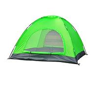 Outdoor 3-4 people double-layer laminated rainproof camping tent, multi-person camping barbecue fishing tent