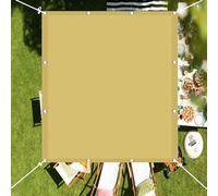 Outdoor 3.5x5.5m Rectangle Sun Shade Sail Canopy 98% UV Block Sun/Wind Protection Free Rope Cream Color