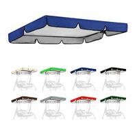 Outdoor 3-Seater Swing Canopy Replacement - Waterproof Windproof Anti-UV 210D Oxford Fabric - Perfect for Patio Furniture - Size: 98x73x7in (Blue)