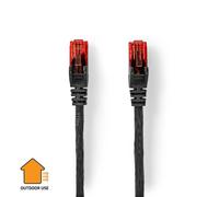 Nedis 30M External Outdoor Network Ethernet Cable Lead Cat6 U/utp Cca - Black