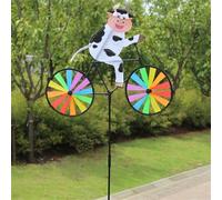 Outdoor 3D Large Animal Bee Windmill Spinner Whirligig for Yard Garden Decor with Foldable Design for Camping (3#)