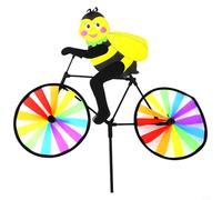 Outdoor 3D Large Animal Bee Windmill Spinner Whirligig for Yard Garden Decor with Foldable Design for Camping (1#)