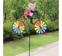 Outdoor 3D Large Animal Bee Windmill Spinner Whirligig for Yard Garden Decor with Foldable Design for Camping (2#)