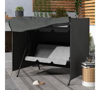 Outsunny Garden Furniture Protector Patio Swing Chair Cover Large Outdoor Grey, Grey