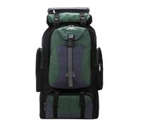 Outdoor 70L Mountaineering Bag with Large Capacity Lightweight Backpack Leisure Hiking Camping Bag Multifunctional Sports Backpack Large Backpacks for School, Black Green, Einheitsgröße, Daypack
