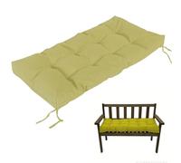 Outdoor 8cm Thick Cushion Pad Soft Waterproof Bench Seat Cushion for Garden NonSlip Patio Bench Pads Grass Green 120x50cmPerfect for Outdoor Seating