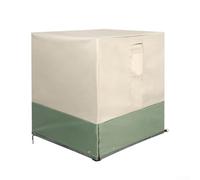 Outdoor AC Unit Cover 600D Heavy Duty for Air Conditioner Shield with Buckles for Winter for Weather Guard Green 30x30x32 Inch(26*26*32in)