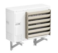 Outdoor AC Unit Cover - Weatherproof Air Conditioner Deflector, Anti-Blow Baffle for 65cm/25.5in Units, Energy-Efficient Compressor Condenser Shield, Essential Protection Against Elements