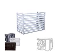 Outdoor AC3Panel Aluminum Enclosure 43x23x31 in Freestanding Trash Can Cover & Pool Equint Shield Outdoor A/C Guard Fence
