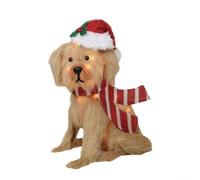 Outdoor acrylic flat Christmas dog LED light string with acrylic and bright, energy efficient LEDs for holiday decoration of courtyards and lawns (4)