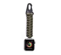 Outdoor Activities Strap Compatible with iWatch Bands Series Ultra 2 Ultra SE 9 8 6 5 4 3 2 1 Fob Tactic Clip Fob for Apple Watch Band 38mm 40mm 41mm 42mm 44mm 45mm 49mm, 38/40/41, Metal Nylon, no
