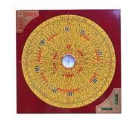 outdoor activity compass, handheld compass, Eight Diagram Compass Ternary Triad Integrated Pure Copper 17.5cm Geomancer Astronomy