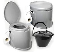 Outdoor Addict 5L PORTABLE TOILET COMPACT POTTY LOO CAMPING CARAVAN PICNIC FISHING FESTIVALS